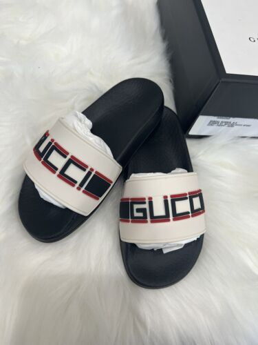 GUCCI Nastro Gucci Sports Kid Slides size 29 - Picture 3 of 7