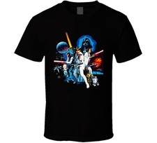 Star Wars Original Poster On A Tee Darth Vader T shirt