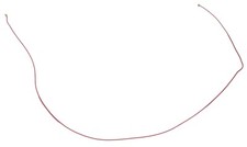 OEM VERIZON SAMSUNG GALAXY TAB S7 FE 5G SM-T738U RED COAX ANTENNA CABLE WIRE