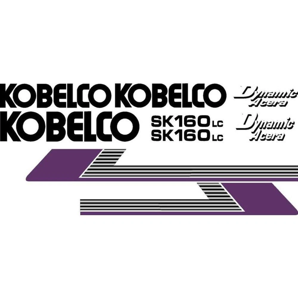 Kobelco SK160 LC Excavator Decal Set with Dynamic Acera Decals | eBay