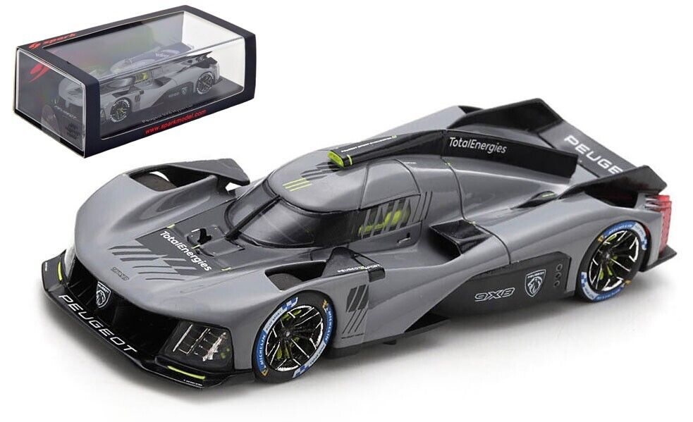 Spark S8610 Peugeot 9X8 Hypercar Presentation 2022 - 1/43 Spark S8610 Peugeot 9X8 Hypercar Presentation 2022 - 1/43