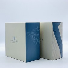 2021 Royal Mint Silver Proof 2oz Britannia Two-Coins Set - Premium & Standard