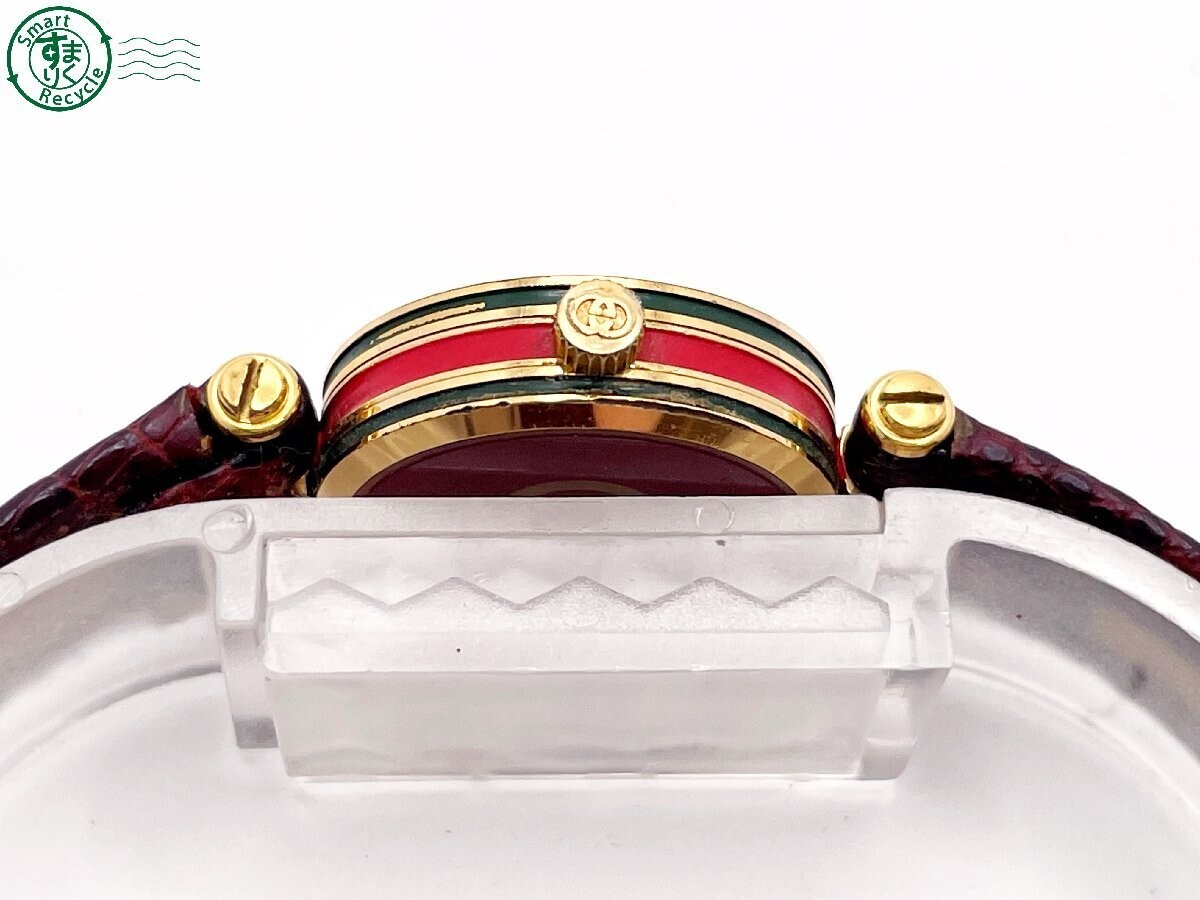Exc+4] GUCCI 2000L Quartz Sherry Line Gold Dial Womens Watch