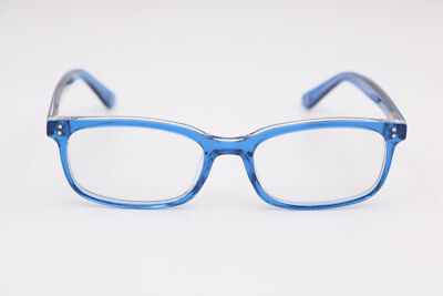 Muse Corvallis Blue/Clear Rectangle 35-002011 Eyeglasses Frames 50-17-140