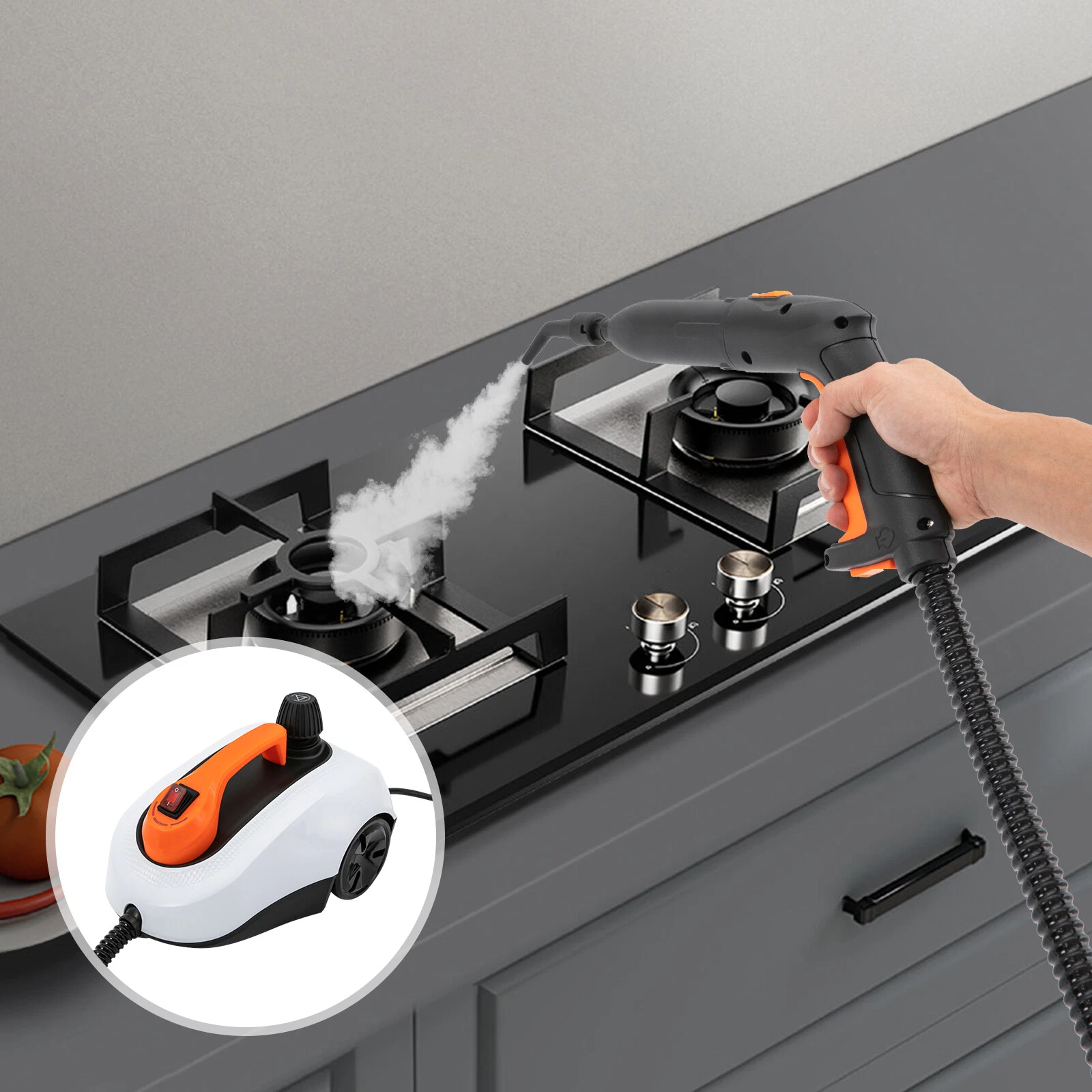 High Pressure Electric Steamer Cleaner Multipurpose Rolling Cleaning Machine