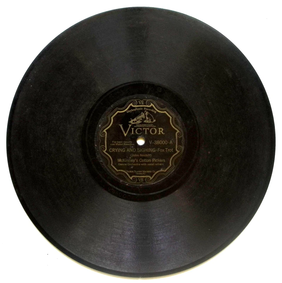 McKINNEY'S COTTON PICKERS CRYING AND SIGHING / NOBODY'S SWEETHEART 78 RPM 553 - Image 2 of 3