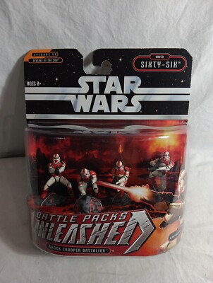 SHOCK TROOPERS figures STAR WARS Unleashed Battle Packs NIB