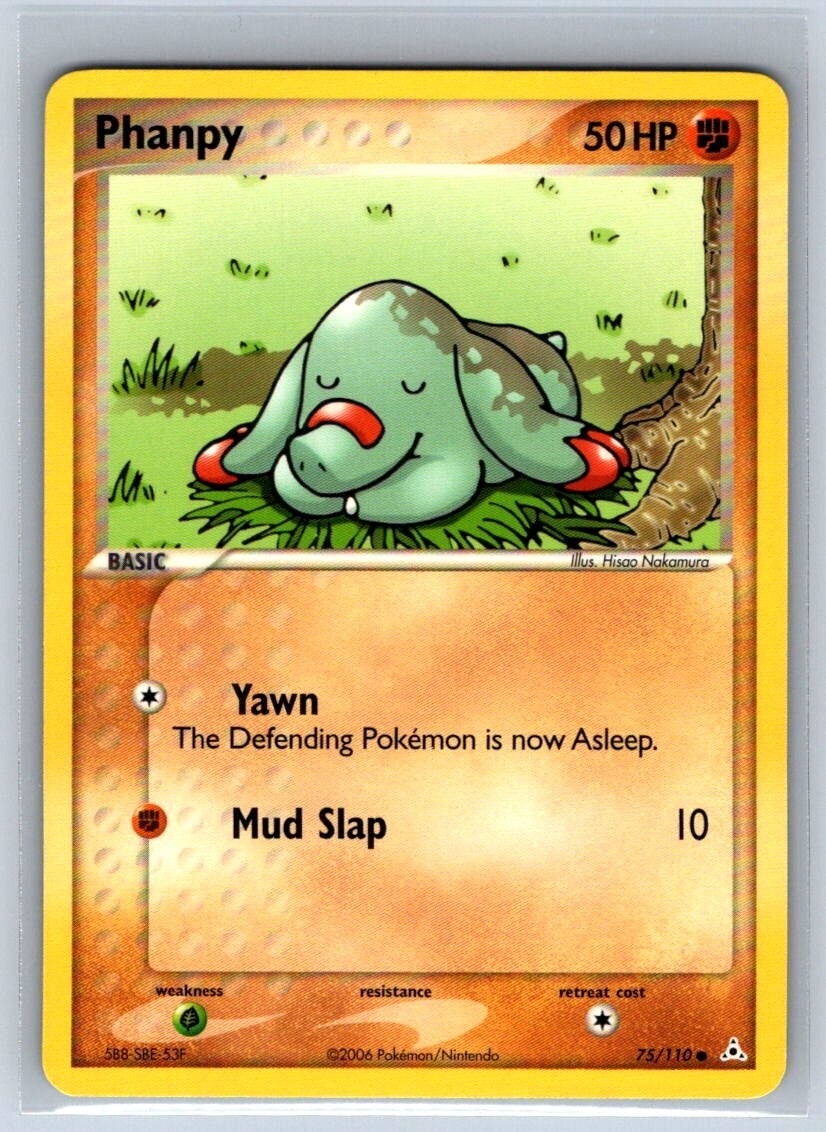 Pokemon Phanpy EX Holon Phantoms 75/110 NM