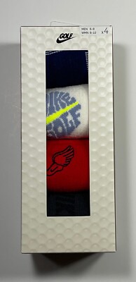 NIKE GOLF SOCKS PAIR FOR THE COURSE 4 PACK CREW MULTI COLOR - CN1543 902 SZ M