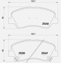 Plaquette de frein Kia RIO