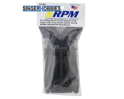 RPM 81592 Arrma Kraton 6S EXB V2 HD Wing Mount Set (Black) HH