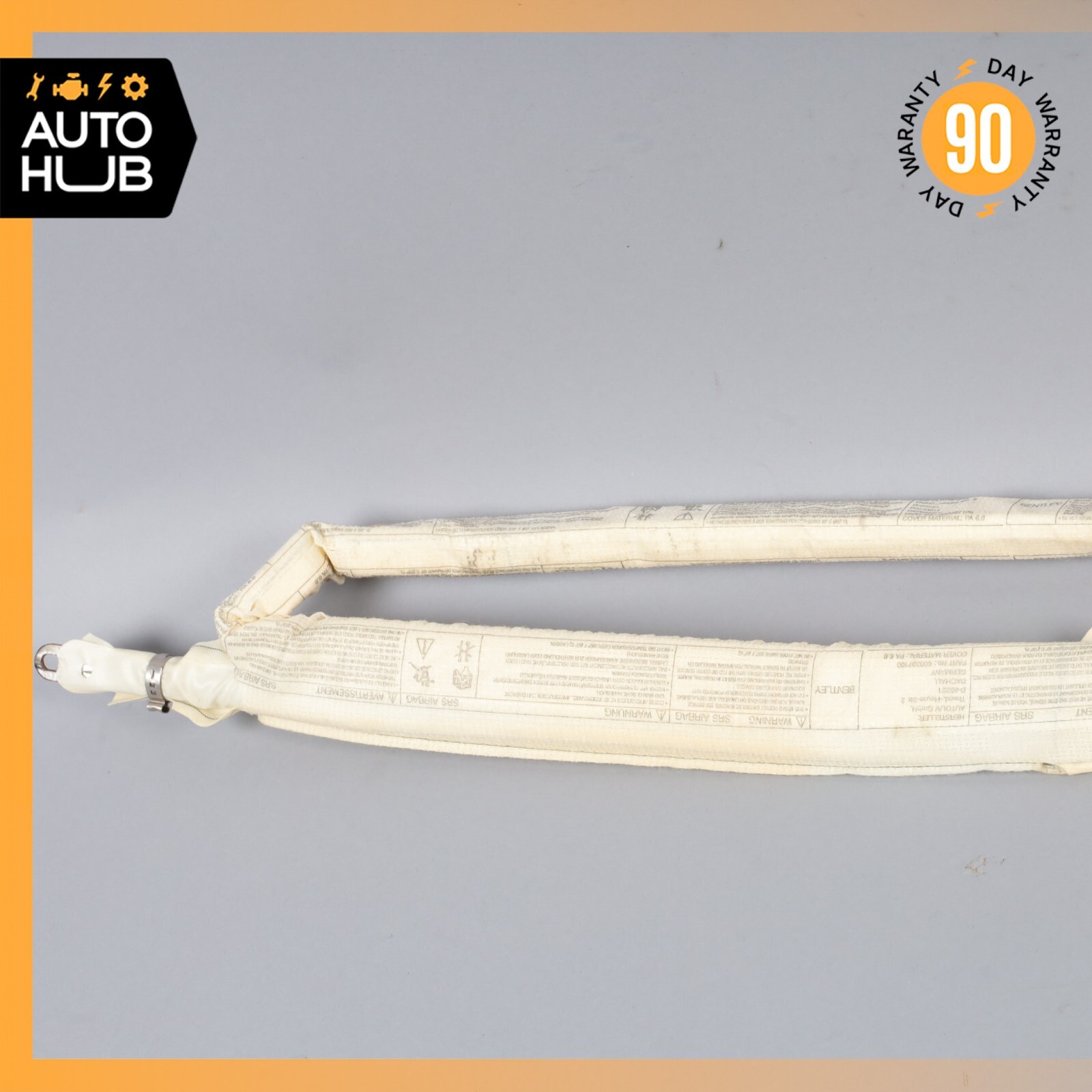 03-10 Bentley Continental GT Coupe Roof Curtain Airbag Air Bag Right Side OEM