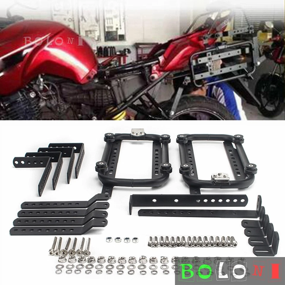 Kit de soporte para soportes de montaje de cajas de equipaje traseras para maletas laterales de motocicleta para Honda CRF  Foto 2 de 4