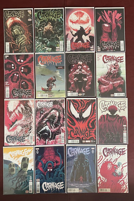 Carnage Vol. 2 #1-#16 Complete Run First Print A covers Marvel 2015-2017 NM plus