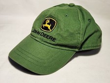 Green JOHN DEERE Logo Hat / Cap Childs "One Size" Elastic Back