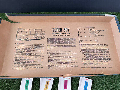 即購入可☆未開封MILTON BRADLEY ジグソーパズル1971年アメリカ製 Vintage Super Spy Board Game 1971 #4135 From Milton Bradley