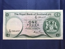 VINTAGE 1983 ROYAL BANK OF SCOTLAND PLC £1 BANKNOTE Vgc