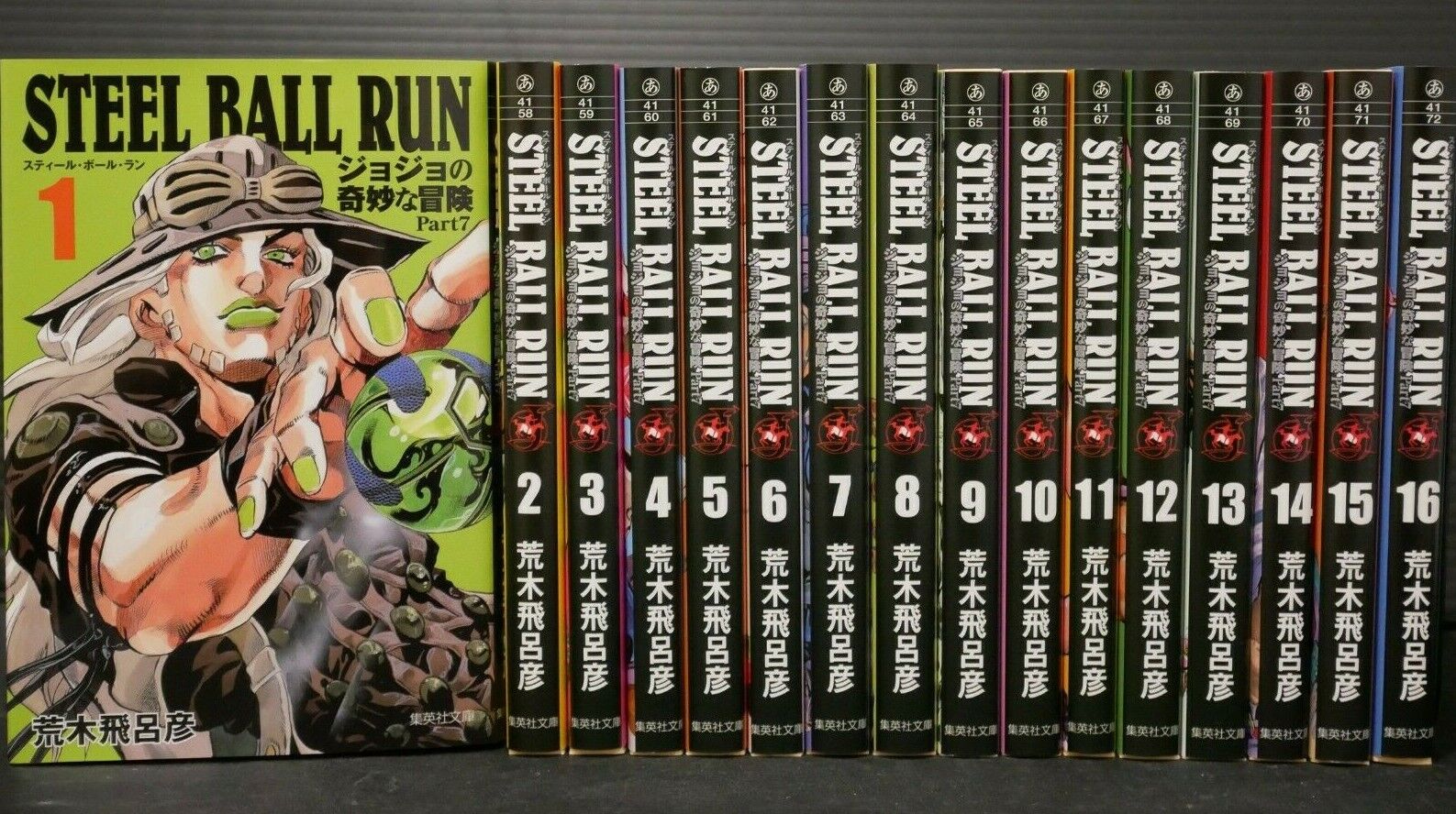 Steel Ball Run Chapter 1 JAPAN manga LOT: JoJo's Bizarre Adventure (Part7) Steel Ball Run Bunko ver.  1~16 | eBay