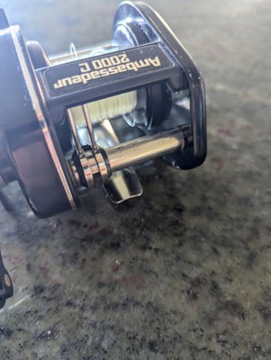 Rare Old Abu Garcia Ambassadeur 2000C Baitcasting Fishing Reel 