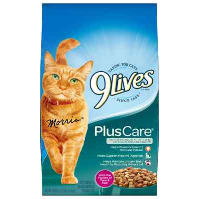 9Lives Plus Care Dry Cat Food, 3.15-Pound Bag 2 pack