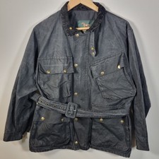 Campbell Cooper Womens Waxed Jacket Size Small Blue Country Riding Hunting Uk
