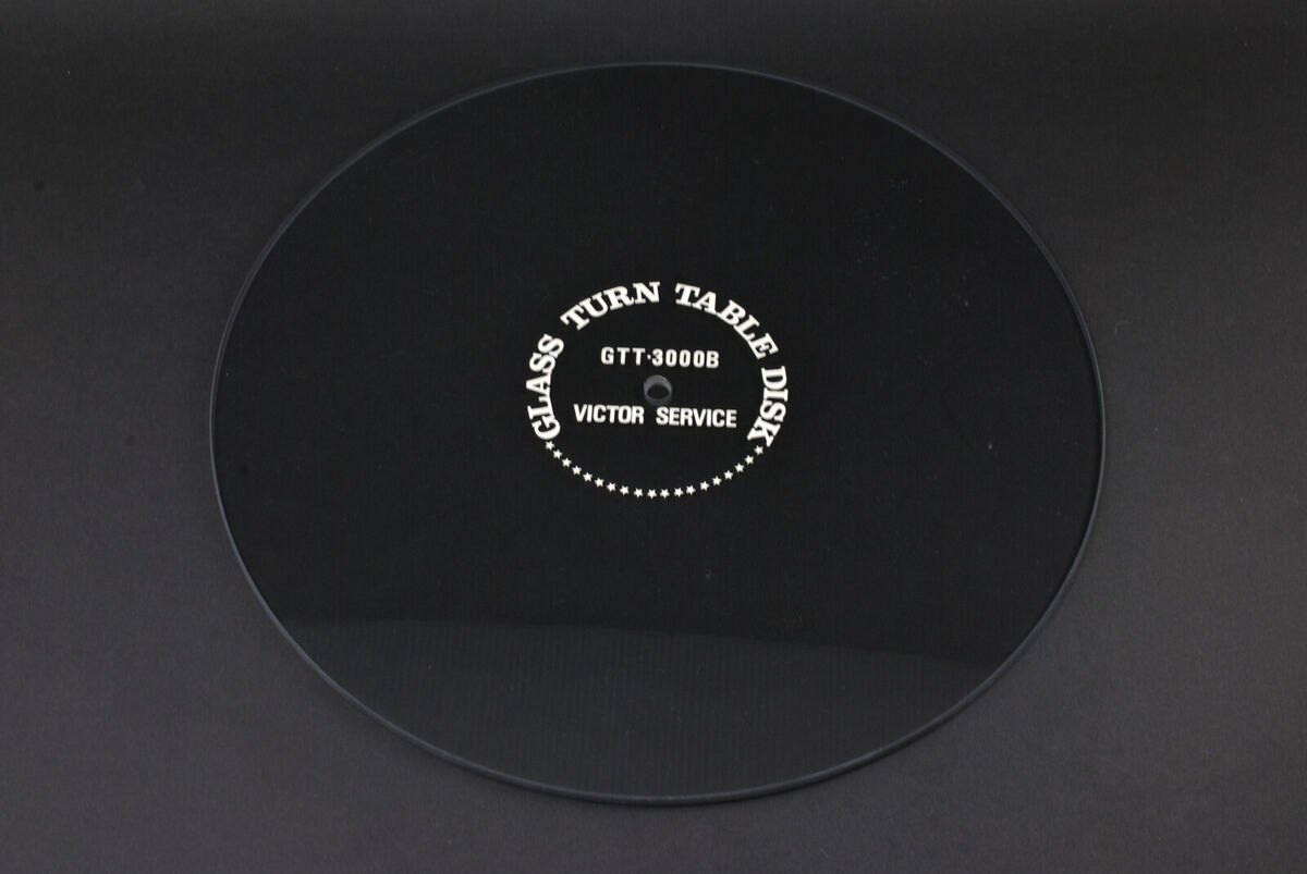 JVC Victor GTT-3000B Glass Turntable Disk Sheet Mat JVC Victor GTT-3000B Glass Turntable Disk Sheet Mat