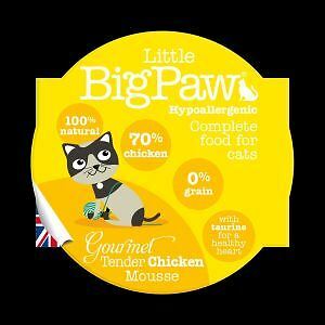 Little Big Paw Gourmet Chat Poulet Mousse 85 G Dcse 8 Ebay