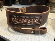 Buffalo Leather Rifle Sling - Handmade Strap - Personalized - Made in USA