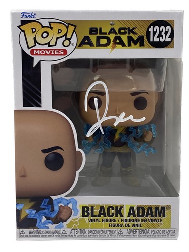 Dwayne Johnson The Rock Signed Autograph Funko Pop Black Adam 1232 ACOA COA