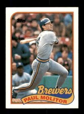 1989 Topps #110 Paul Molitor NM/NM+ Brewers 207768