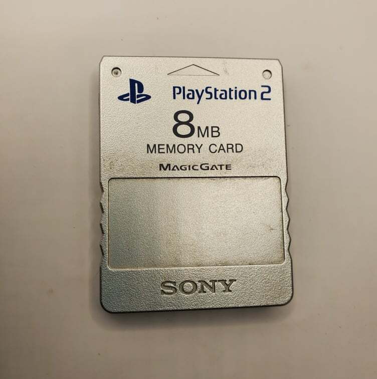 Carte mémoire officielle Sony Playstation 2 PS2 MagicGate Sticker Dragon  Quest