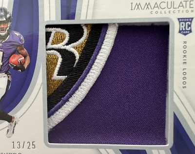 メイフラワー 2023 Immaculate Collection Rookie Logos Zay Flowers Patch RL