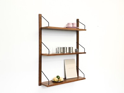 1/3 Poul Cadovius Royal Shelving Regal System Mid Century Teak