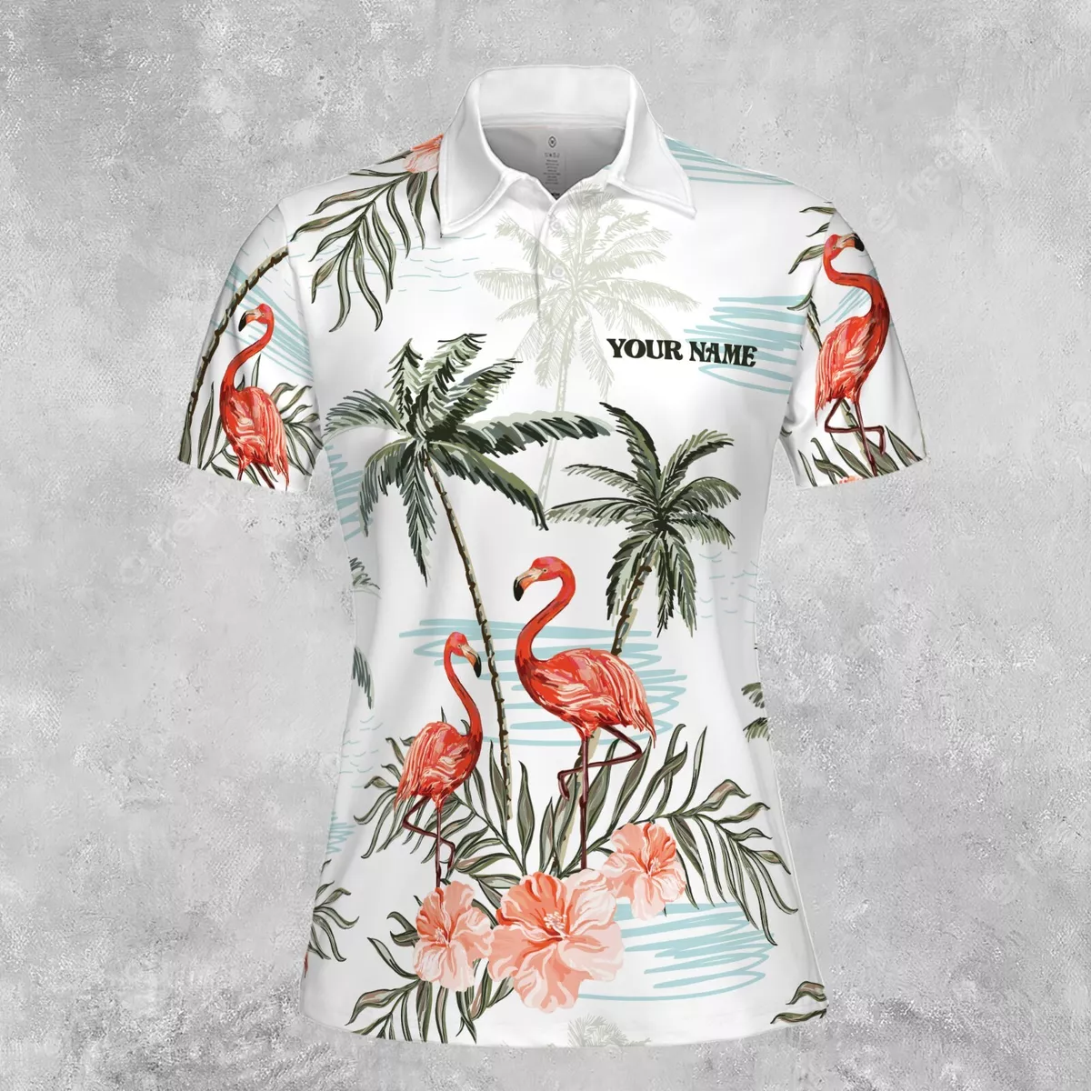Floral summer clearance polo