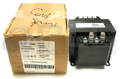 NEW TRANSFAB TMS TMB0500UEXK CONTROL TRANSFORMER 500VA PRIMARY 480/600 60HZ