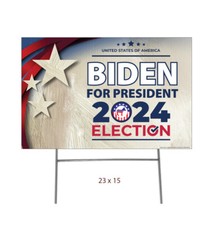 BIDEN 2024 - ELECTION YARD SIGN - BRAND NEW - POLITICS 5412