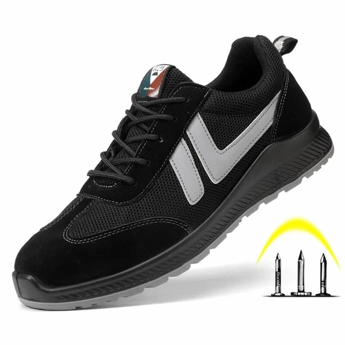 Mens Safety Work Shoes Steel Toe Outdoor Hiking Footwear 6KV Insulation Sneakers - Picture 8 of 21