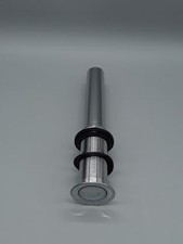 EXTENDED PRESS Type Pop-Up Drain with Plated Parts - Overflow Hole - Chrome