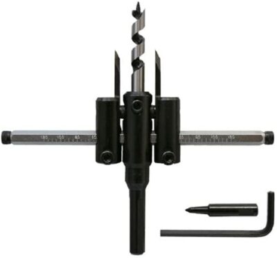 STAR-M Adjustable Circle Cutter Wood Drill 36 Hole 30-120mm made in Japan       
