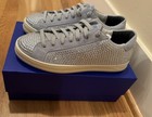 P448 John Sneaker Lagoon Blue Rhinestones Womens EU 39 US 8.5 Bride Wedding NIB — photo 3