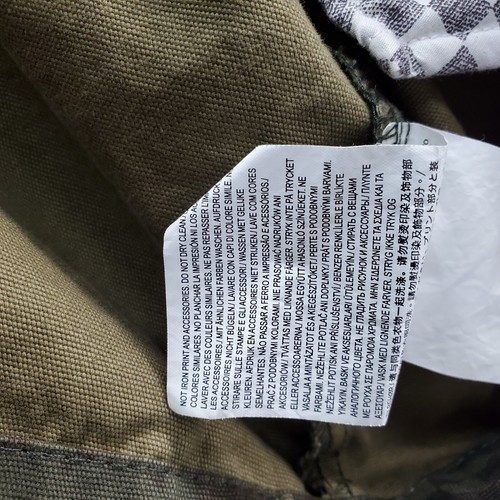 VANS Military Jacket Mens Large Multi Canvas Digital Camo Collared Button Front - Picture 9 of 10