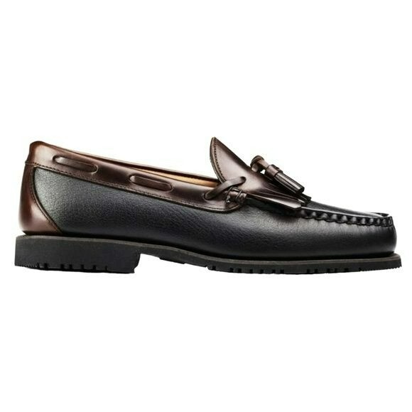 SAOLA Mocassino Allen Edmonds Nashua Kiltie nappa nero marrone da uomo