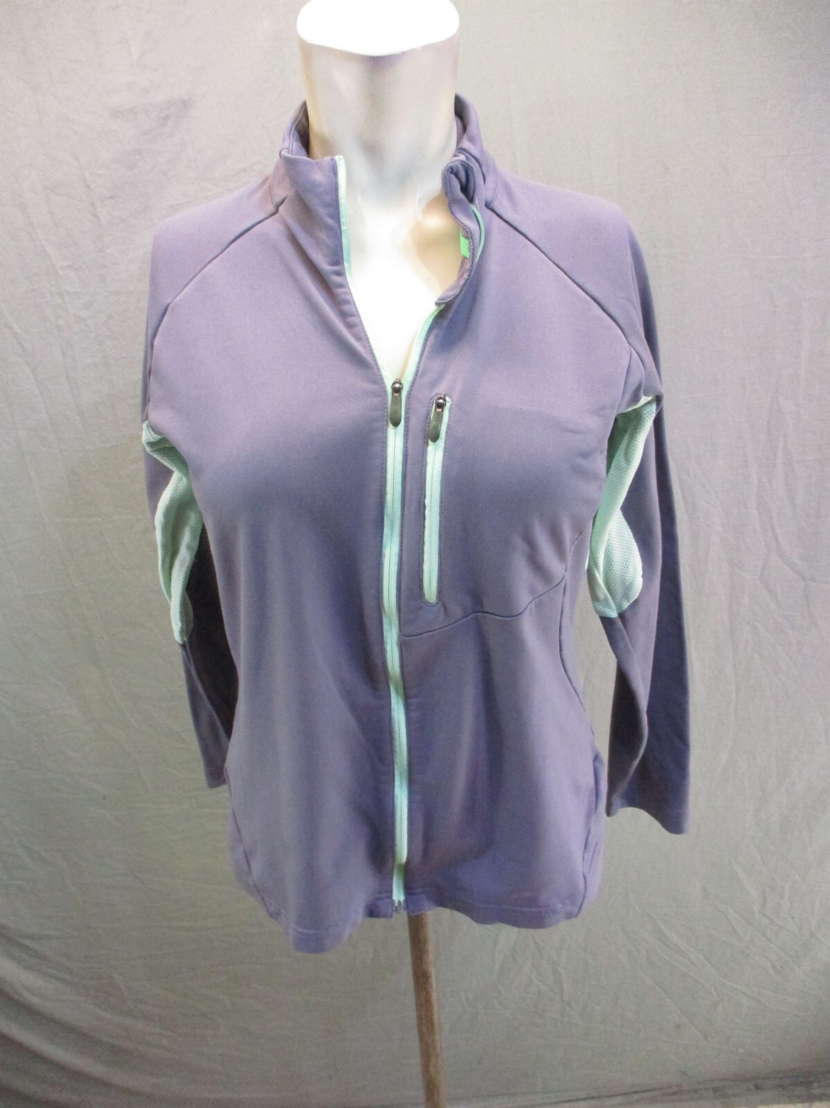 Giacca sportiva SALOMON taglia L donna multicolore full zip supporto colletto 252