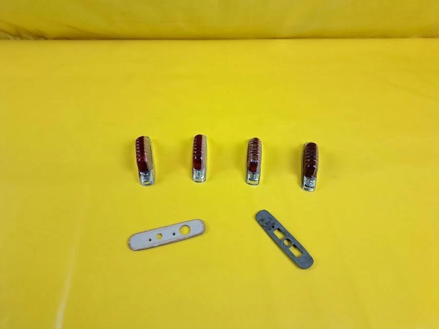 4 luces de límite rojo blanco Opel Olympia Rekord / P1 / P2 / Kapitän Orig. Foto 2 de 4