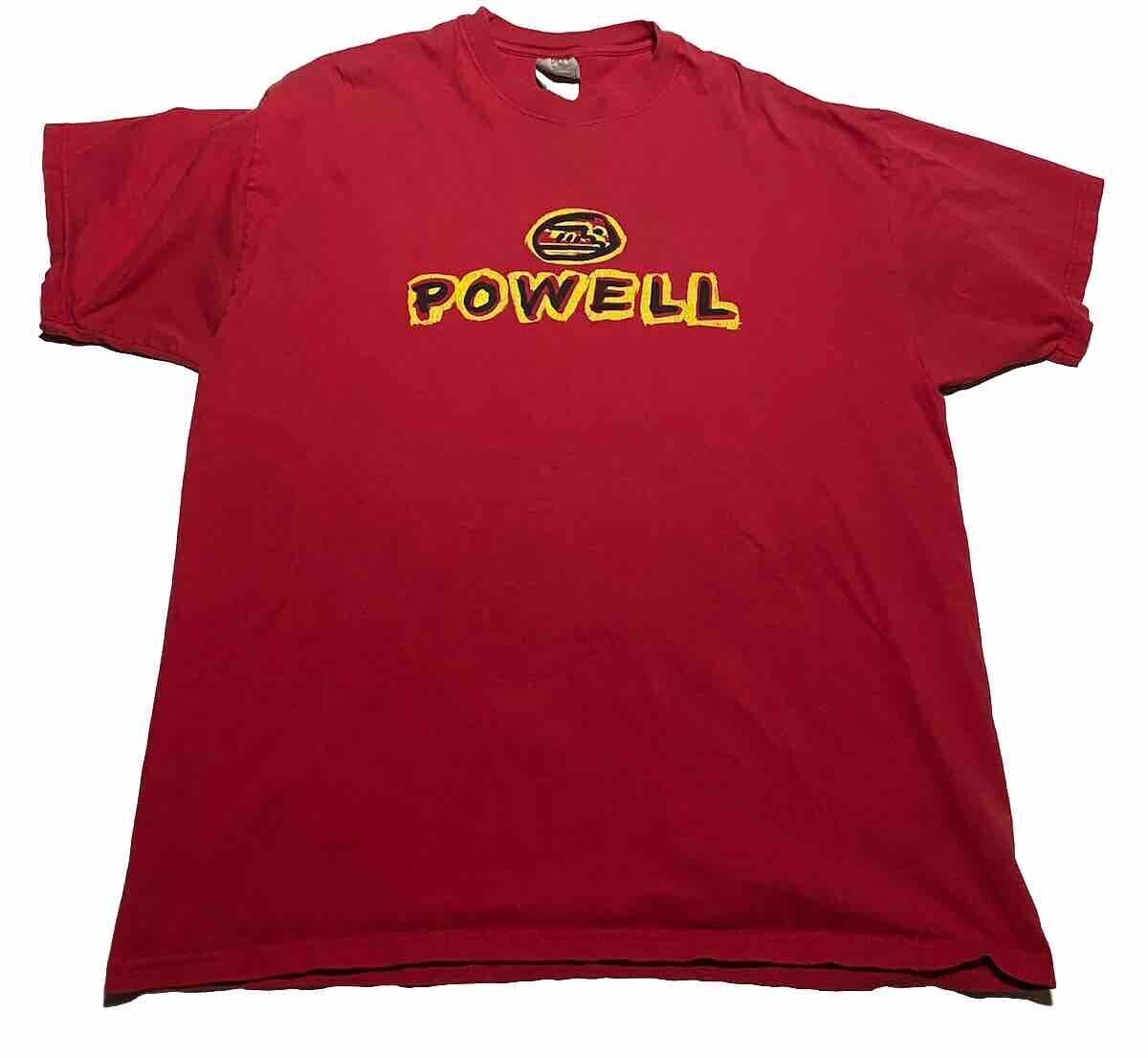 Vintage 90s Powell Peralta T Shirt Mens Size XL Red AK7 | eBay