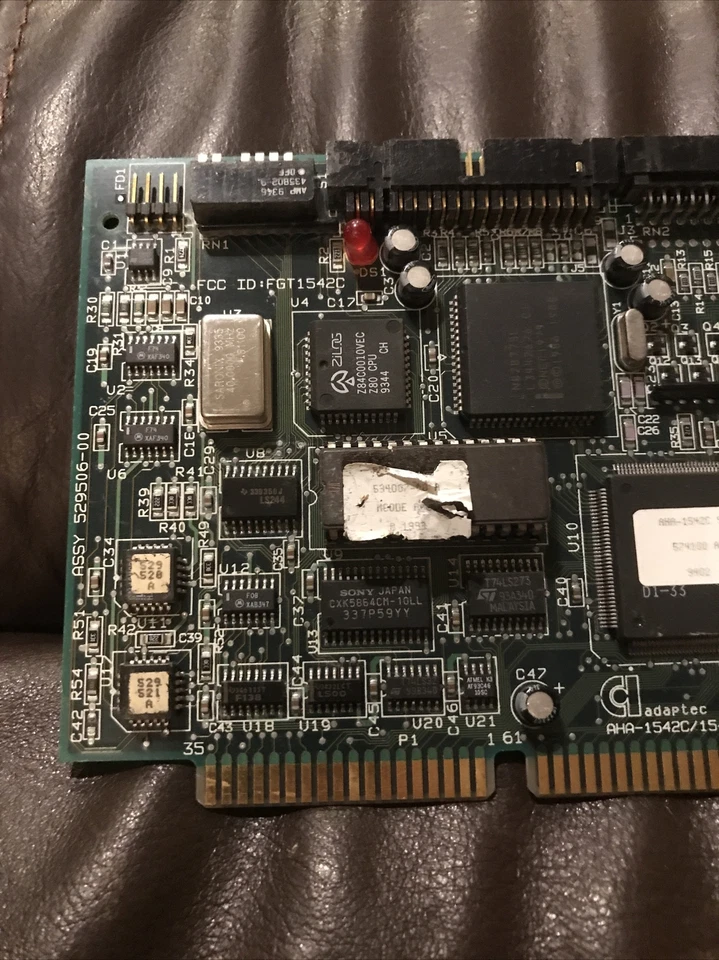 Adaptec AHA-1542C/1540C SCSI Host Adapter Controller 16-bit ISA card Untested - Image 2 of 4