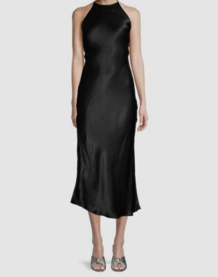 bardot black slip dress NWT Bardot Lamont Slip Dress In Black -size 4