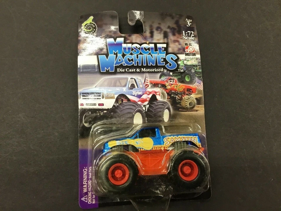MUSCLE MACHINES MONSTER TRUCK 1/72 SCALE DIE CAST FORD Samson  - Image 2 of 4