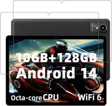  2 Pack Aobante 10 Inch Tablet Android 15 10.1" Screen Protector Tempered Glass