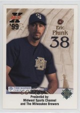 1999 Milwaukee Brewers Police Midwest Sports Channel Eric Plunk 0q3